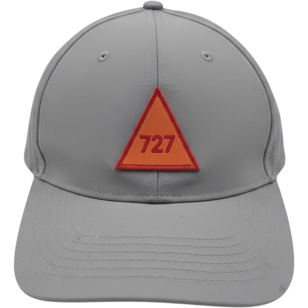 Sunshine City Gear St Petersburg 727 Gray Performance Perforated Snapback Hat O9